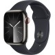 Apple Watch S9 41mm Graphite Stainless Steel Case with Midnight Sport Band S/M