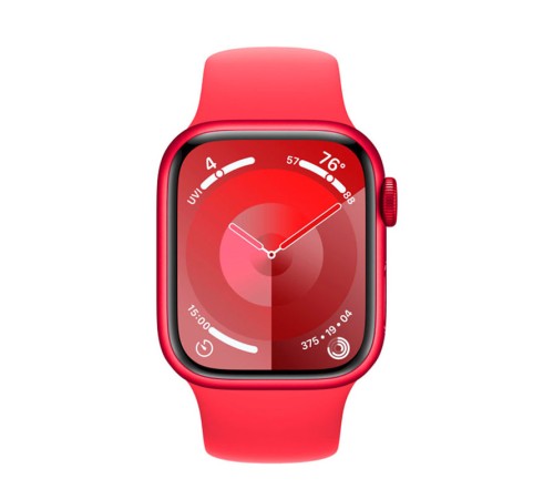 Новые Apple Watch S9 45 мм в красном алюминиевом корпусе, размер S/M