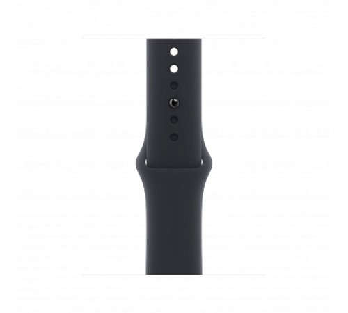 Apple Watch Series 9 45mm Graphite Steel Case with Sport Band Midnight S/M