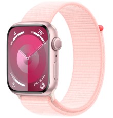 Apple Watch  S9 41mm Pink Aluminum Case with Light Pink Sport Loop (MR953)