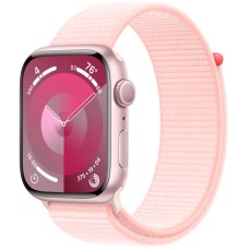 Apple Watch  S9 41mm Pink Aluminum Case with Light Pink Sport Loop (MR953)