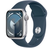 Apple Watch S9 41mm Silver Aluminium/White M/L