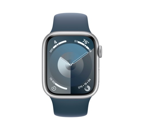 Новые Apple Watch S9 41 мм, серебристый алюминий, белый, размер M/L