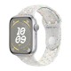 Apple Watch S9 41 мм в белом цвете Pure Platinum Nike, размер S/M