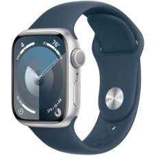 Apple Watch S9 41mm Silver Aluminium/White S/M