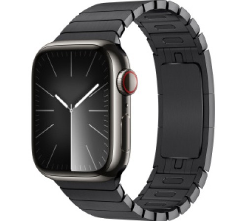 Apple Watch Series 9 45 мм с графитовым стальным корпусом и браслетом Space Black Link