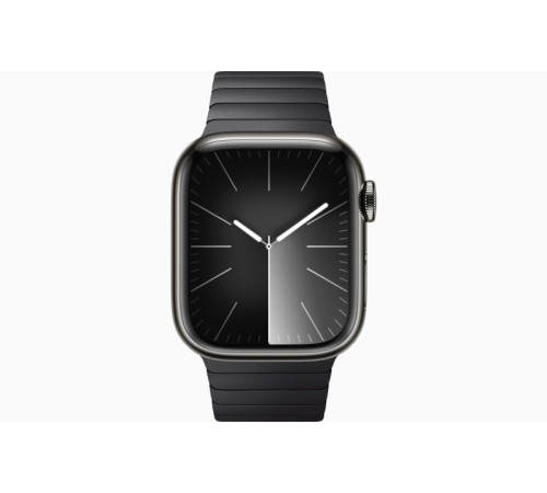 Apple Watch Series 9 45 мм с графитовым стальным корпусом и браслетом Space Black Link