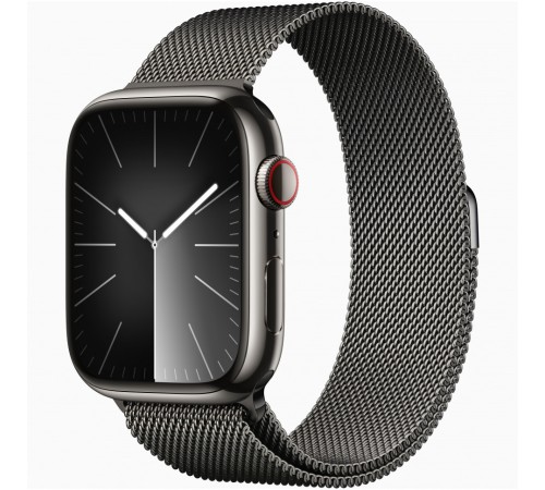 Apple Watch Series 9 45 мм Graphite: элегантные часы с Milanese Loop