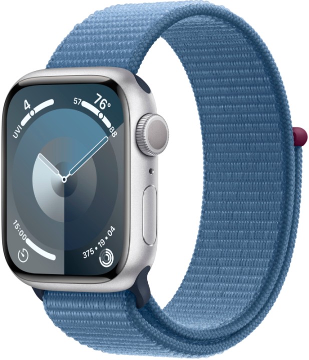 Apple Watch S9 41mm Silver Aluminium Sport Loop
