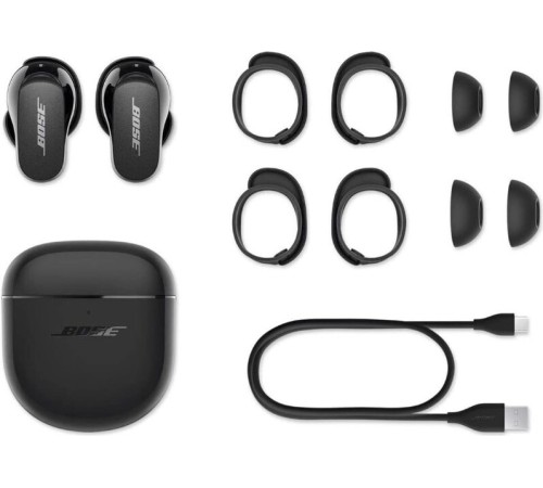 Беспроводные наушники Bose QuietComfort Earbuds II Black: комфорт и качество звука в чёрном цвете