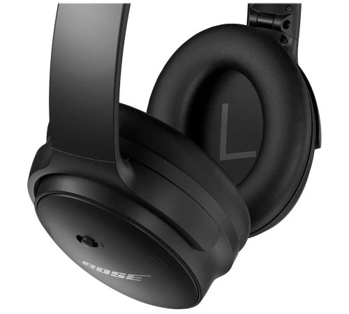 Беспроводные наушники Bose QuietComfort 45 с mini jack 3.5 mm, цвет чёрный — ваш выбор для комфортного прослушивания.