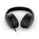 Беспроводные наушники Bose QuietComfort 45 с mini jack 3.5 mm, цвет чёрный — ваш выбор для комфортного прослушивания.