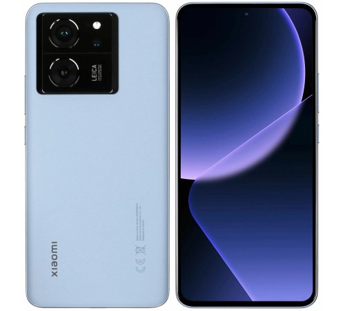 Смартфон Xiaomi 13T 8/256GB Alpine Blue — стильный и мощный гаджет в голубом цвете.