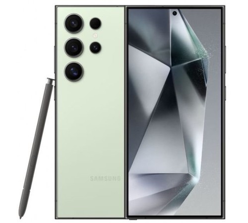 Смартфон Samsung Galaxy S24 Ultra 12/1 ТБ в цвете Titanium Green — мощная производительность и стильный дизайн.