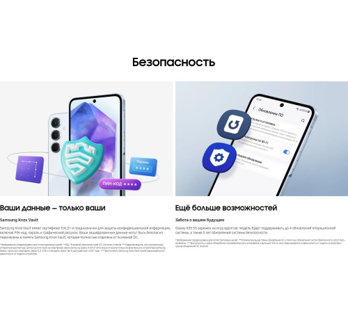 Смартфон Samsung Galaxy A55 5G 8/128 ГБ: яркий lemon и двойная сим-карта