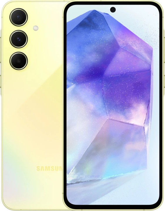 Смартфон Samsung Galaxy A55 5G 8/256ГБ, Dual: nano SIM + eSIM, RU, lemon