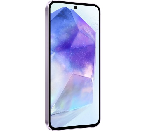 Смартфон Samsung Galaxy A55 5G 8/256 ГБ, Dual SIM (nano + eSIM), сиреневый (RU) — стильный и мощный гаджет.