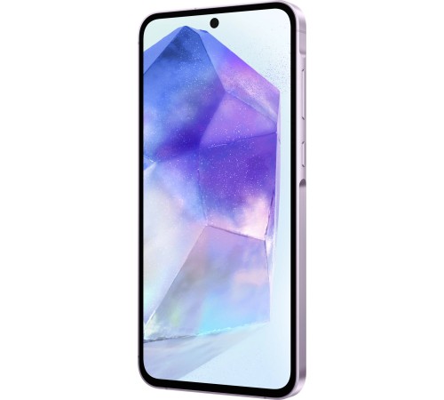 Смартфон Samsung Galaxy A55 5G 8/256 ГБ, Dual SIM (nano + eSIM), сиреневый (RU) — стильный и мощный гаджет.