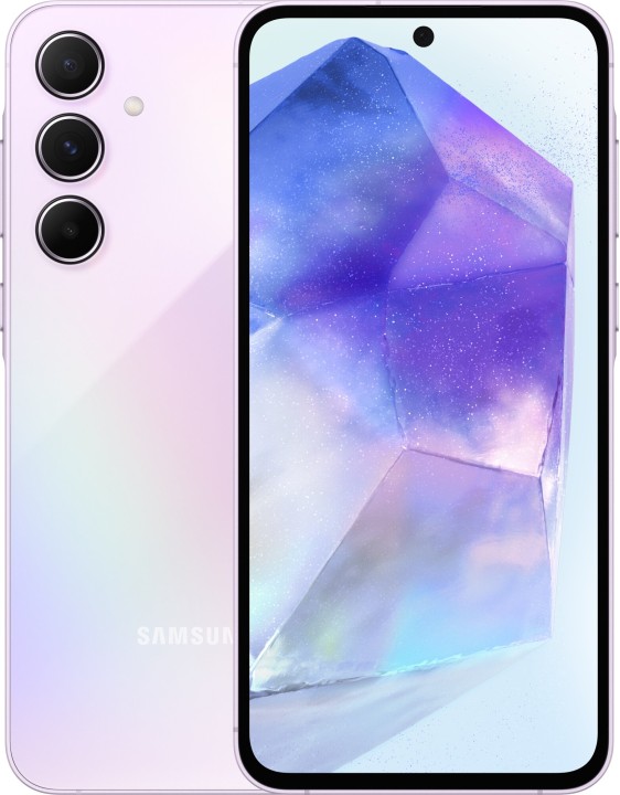 Смартфон Samsung Galaxy A55 5G 12/128 ГБ, Dual: nano SIM + eSIM, lilac