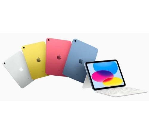 Планшет Apple iPad 10.9 2022 года: жёлтый iPad с 64 ГБ памяти, поддержкой Wi-Fi и Cellular