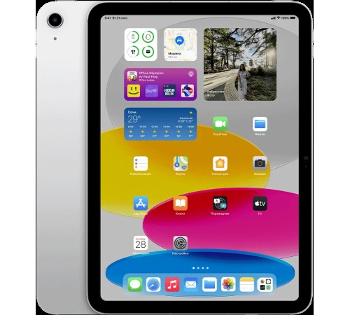 Планшет Apple iPad 10.9 2022 года: 256 ГБ памяти, поддержка Wi-Fi и Cellular, цвет серебристый