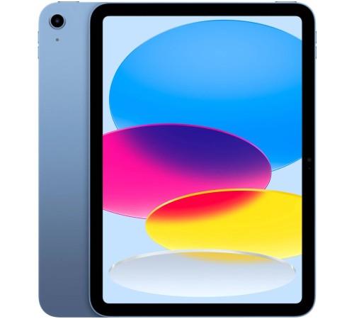 Планшет Apple iPad 10.9 2022 года с памятью 256 ГБ: Wi-Fi + Cellular, синий, на iPadOS