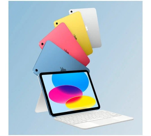 Планшет Apple iPad 10.9 2022 года с памятью 256 ГБ: Wi-Fi + Cellular, синий, на iPadOS