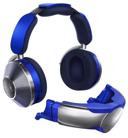 Беспроводные наушники Dyson Zone с очистителем воздуха Blue/Prussian Blue