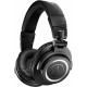Аудиотехника Audio-Technica ATH-M50XBT2: беспроводные наушники премиум-класса в чёрном цвете.