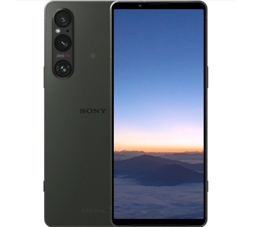 Смартфон Sony Xperia 1 V 12/256 ГБ (XQ-DQ72) в зелёном цвете — мощная производительность и стильный дизайн.