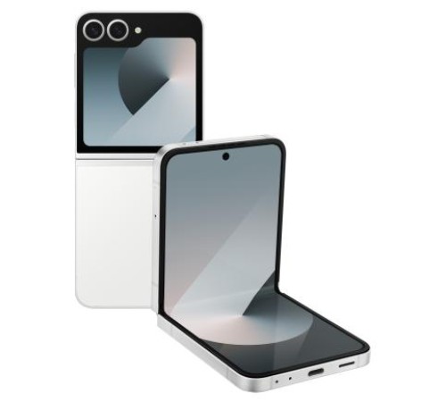 Белый смартфон Samsung Galaxy Z Flip6 12/256 ГБ, Dual: nano SIM + eSIM