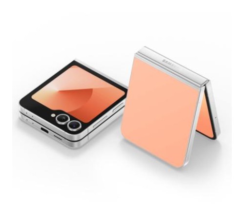 Персиковый смартфон Samsung Galaxy Z Flip6 12/256 ГБ — Dual SIM (nano SIM + eSIM)