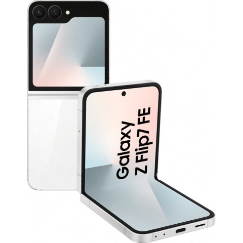 Смартфон Samsung Galaxy Z Flip7 FE 8/256 ГБ, Dual: nano SIM + eSIM, белый
