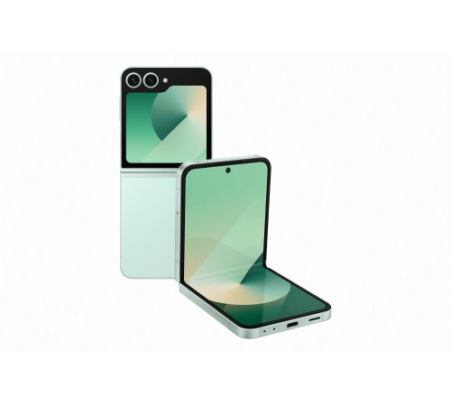 Смартфон Samsung Galaxy Z Flip6 12/512 ГБ в мятном цвете: Dual SIM (nano SIM + eSIM)