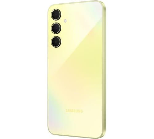 Желтый смартфон Samsung Galaxy A35 8/256 ГБ Lemon, Dual nano SIM, версия RU