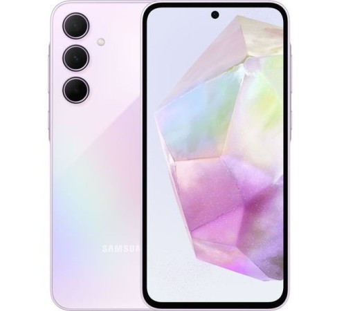 Розовый смартфон Samsung Galaxy A35 8/128 ГБ, Dual nano SIM, цвет Lilac