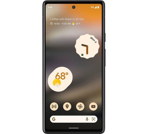 Смартфон Google Pixel 6A 6/128 ГБ Charcoal: nano SIM и eSIM в одном устройстве