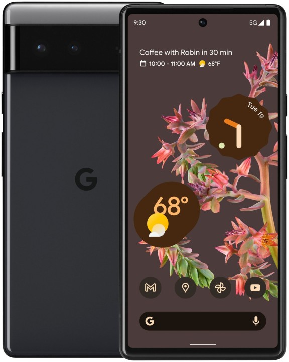 Смартфон Google Pixel 6 8/128 ГБ, nano SIM+eSIM, stormy black