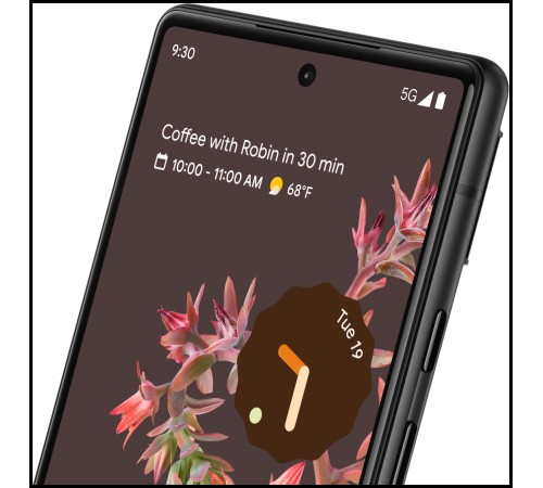 Смартфон Google Pixel 6 8/128 ГБ в цвете stormy black: nano SIM + eSIM