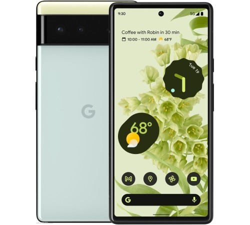 Смартфон Google Pixel 6 8/128 ГБ в цвете sorta seafoam: nano SIM и eSIM