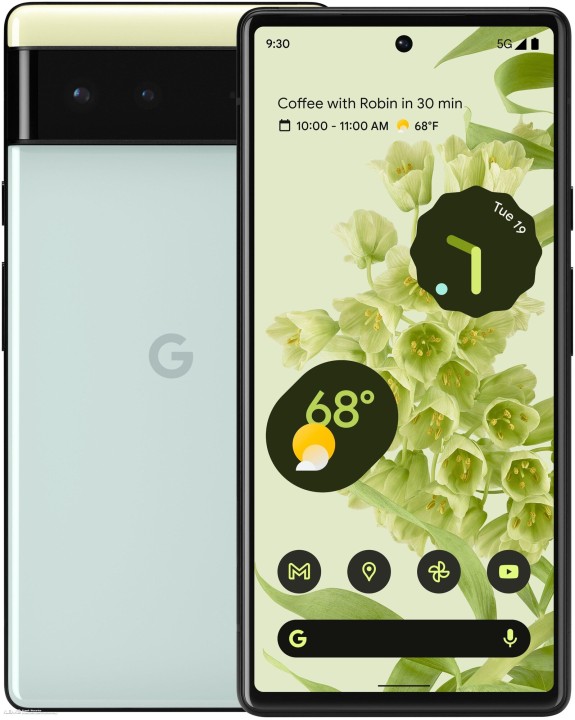Смартфон Google Pixel 6 8/128 ГБ, nano SIM+eSIM, sorta seafoam