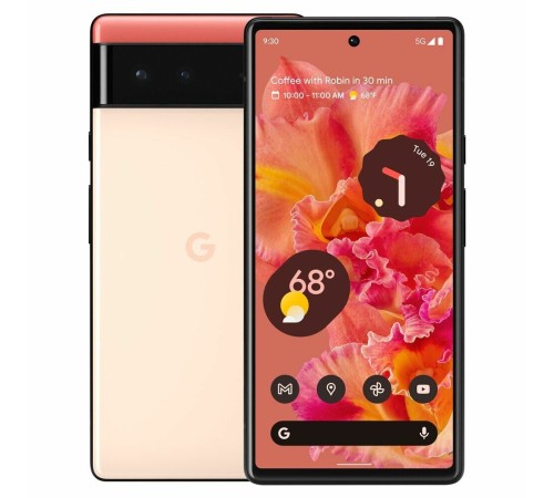 Смартфон Google Pixel 6 8/128 ГБ в оттенке Kinda Coral: nano SIM и eSIM
