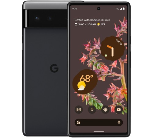 Смартфон Google Pixel 6 8/256 ГБ в цвете Stormy Black: nano SIM и eSIM