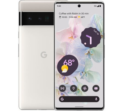 Смартфон Google Pixel 6 Pro 12/256 ГБ в цвете Cloudy White: nano SIM и eSIM