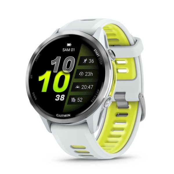 Умные часы Garmin Forerunner 970 47mm Silver White 010-02969-11