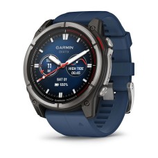 Умные часы Garmin Quatix 8 47 мм Amoled Sapphire Titanium Grey with Blue Band 010-02904-51 Умные часы Garmin Quatix 8 47 мм Amoled Sapphire Titanium Grey with Blue Band 010-02904-51