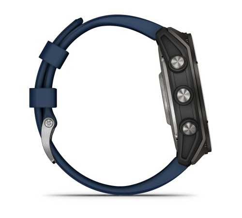 Умные часы Garmin Quatix 8 47mm Amoled Sapphire Titanium Grey with Blue Band 010-02904-51