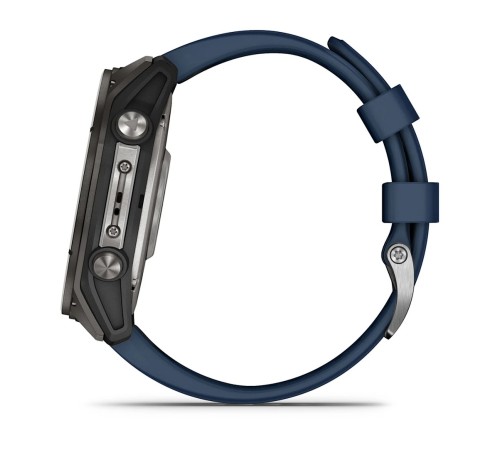 Умные часы Garmin Quatix 8 47mm Amoled Sapphire Titanium Grey with Blue Band 010-02904-51