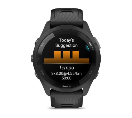 Умные часы Garmin Forerunner 265S Black: стиль и функциональность для активных пользователей