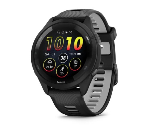 Умные часы Garmin Forerunner 265S Black: стиль и функциональность для активных пользователей